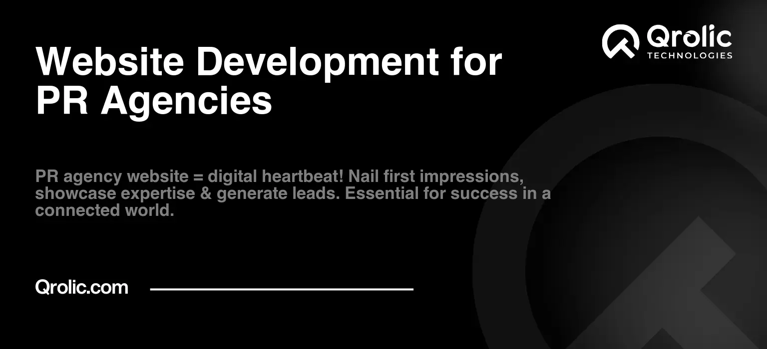 Website Development for PR Agencies