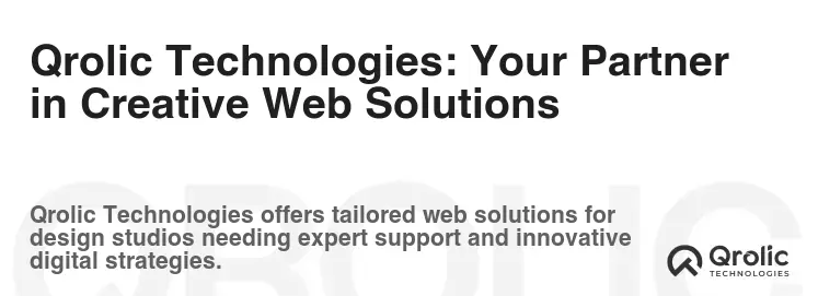Qrolic Technologies: Your Partner in Creative Web Solutions Qrolic Technologies: Your Partner in Creative Web Solutions