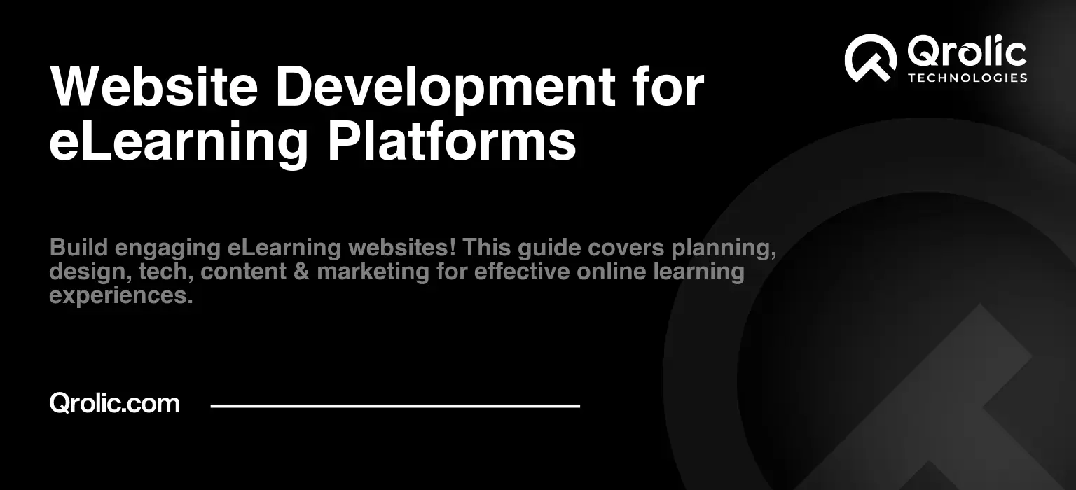 Website Development for eLearning Platforms