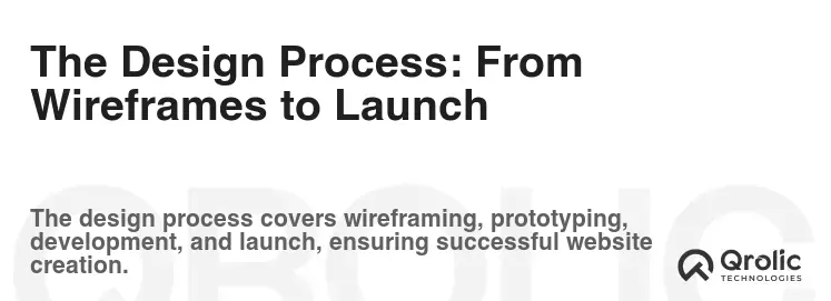 The Design Process: From Wireframes to Launch