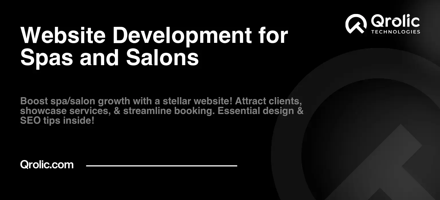 Website Development for Spas and Salons
