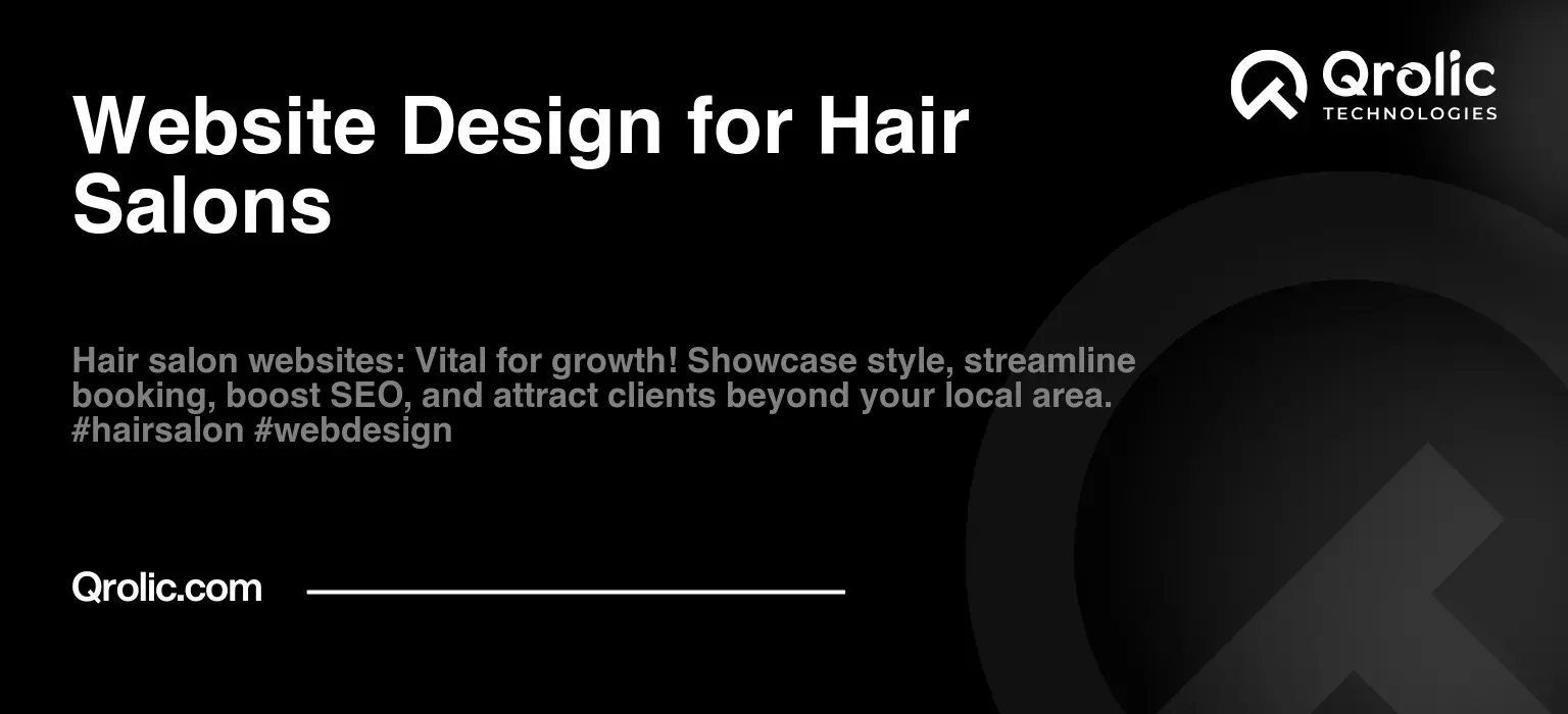 Website Design for Hair Salons Website Design for Hair Salons