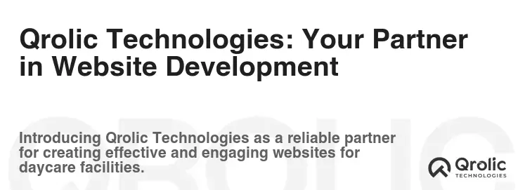 Qrolic Technologies: Your Partner in Website Development