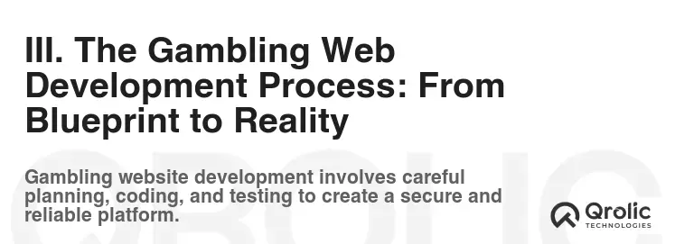 III. The Gambling Web Development Process: From Blueprint to Reality