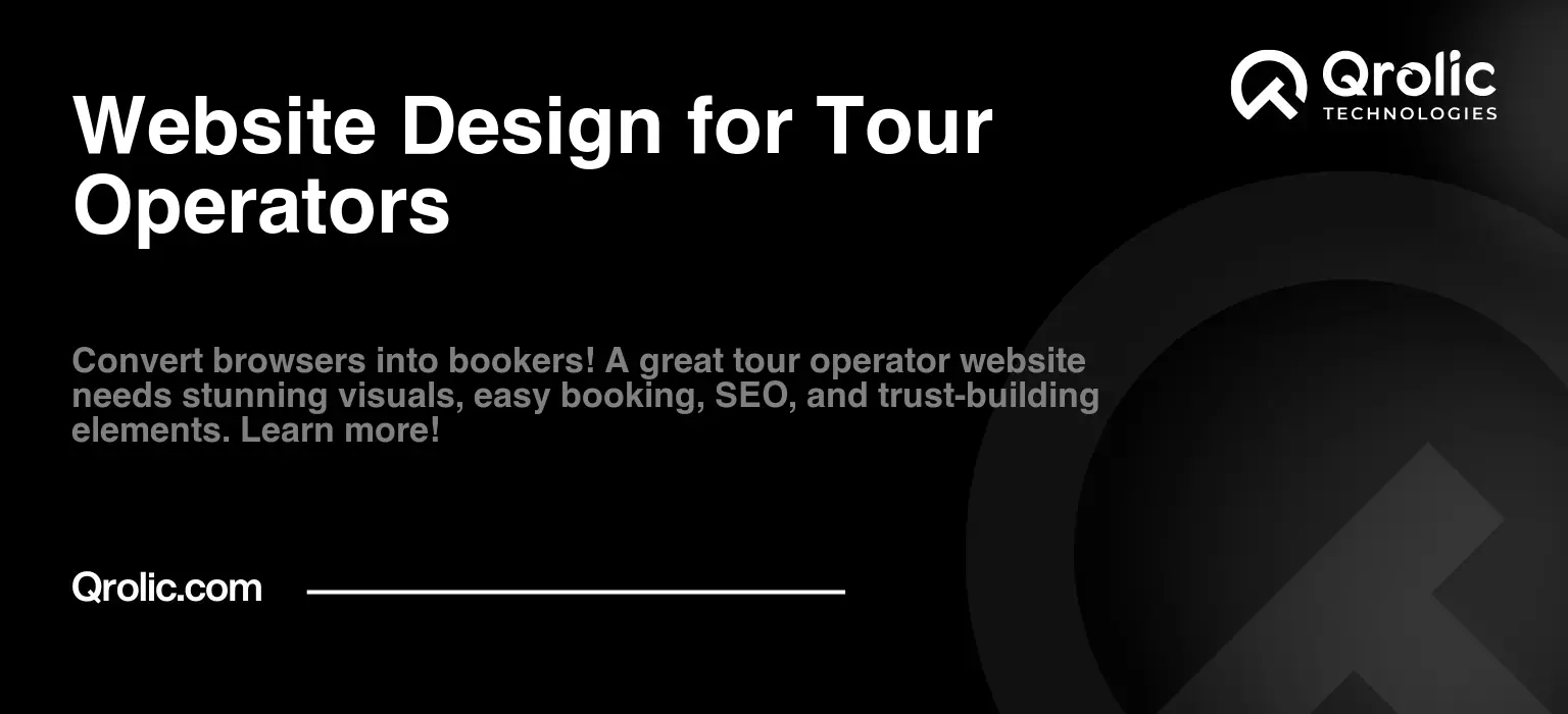 Website Design for Tour Operators Website Design for Tour Operators