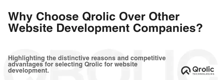 Why Choose Qrolic Over Other Website Development Companies? Why Choose Qrolic Over Other Website Development Companies?
