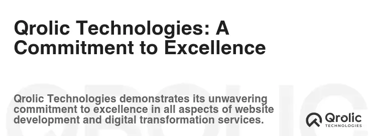 Qrolic Technologies: A Commitment to Excellence