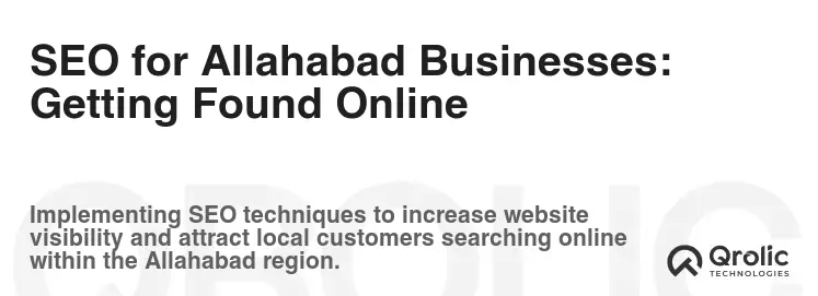 SEO for Allahabad Businesses: Getting Found Online