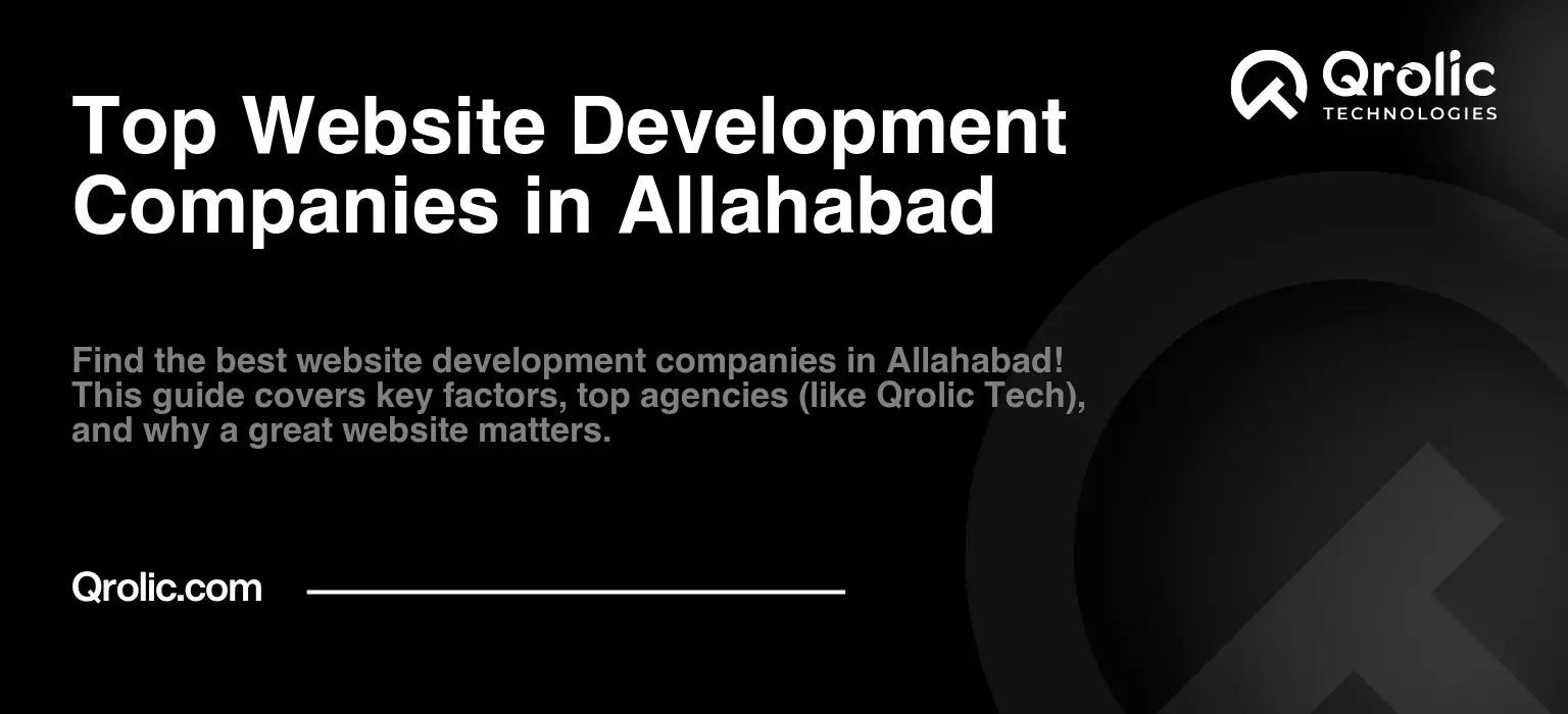 Top Website Development Companies in Allahabad