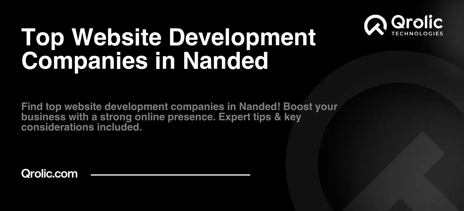 Top Website Development Companies in Nanded
