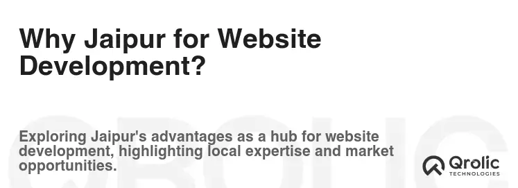 Why Jaipur for Website Development?
