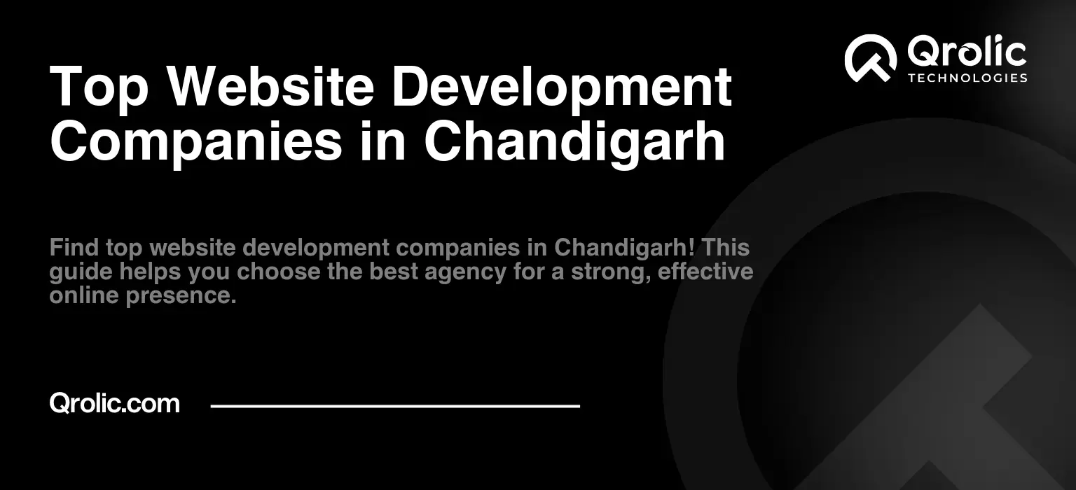 Top Website Development Companies in Chandigarh