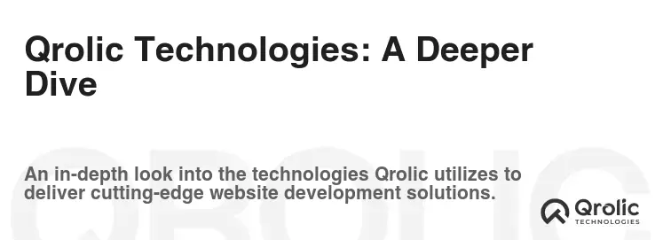 Qrolic Technologies: A Deeper Dive