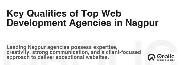 Key Qualities of Top Web Development Agencies in Nagpur