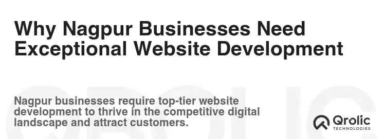 Why Nagpur Businesses Need Exceptional Website Development