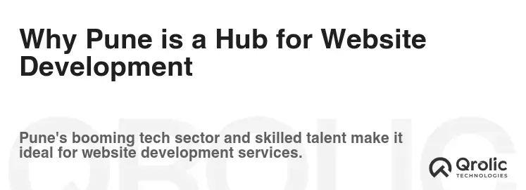 Why Pune is a Hub for Website Development