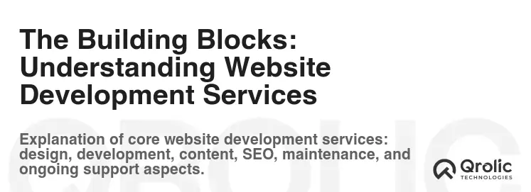 The Building Blocks: Understanding Website Development Services The Building Blocks: Understanding Website Development Services