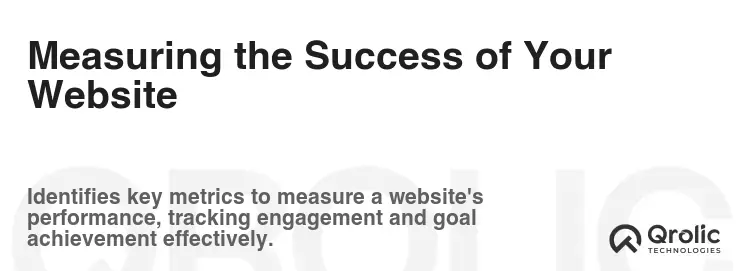 Measuring the Success of Your Website