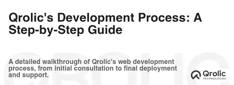Qrolic's Development Process: A Step-by-Step Guide