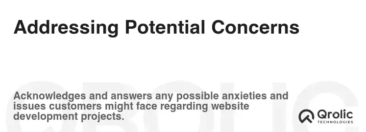 Addressing Potential Concerns