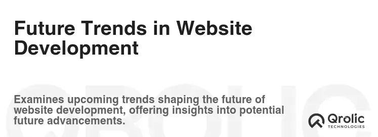 Future Trends in Website Development