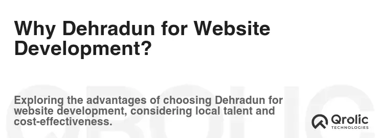 Why Dehradun for Website Development?