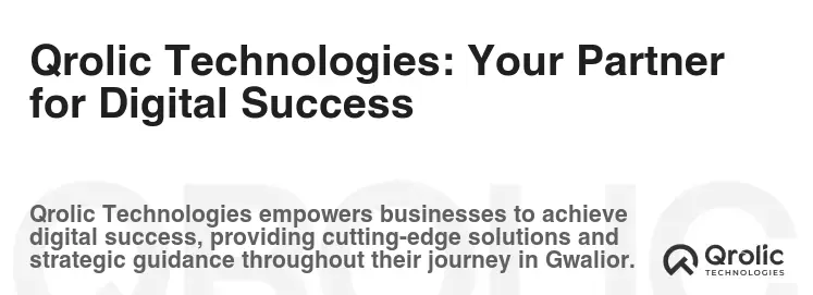 Qrolic Technologies: Your Partner for Digital Success Qrolic Technologies: Your Partner for Digital Success