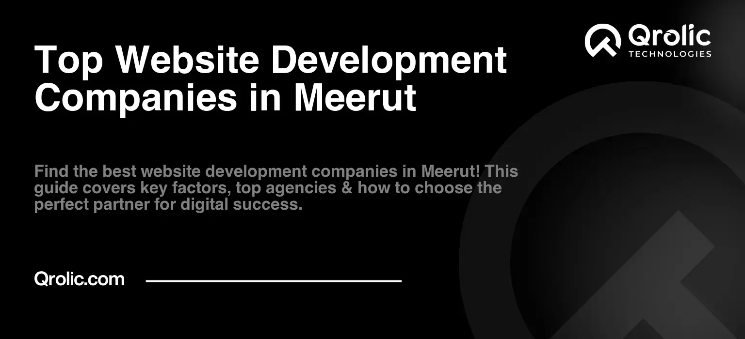 Top Website Development Companies in Meerut