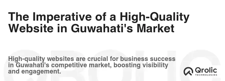 The Imperative of a High-Quality Website in Guwahati's Market The Imperative of a High-Quality Website in Guwahati's Market