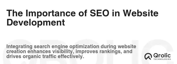 The Importance of SEO in Website Development