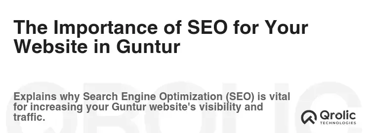 The Importance of SEO for Your Website in Guntur