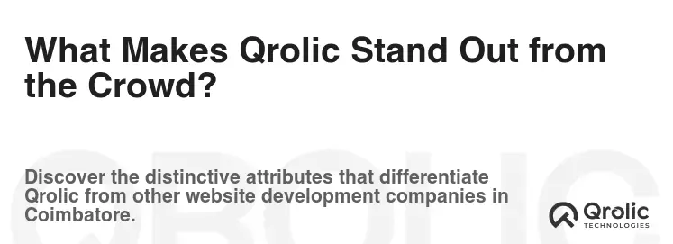 What Makes Qrolic Stand Out from the Crowd? What Makes Qrolic Stand Out from the Crowd?