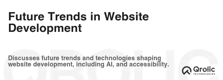 Future Trends in Website Development
