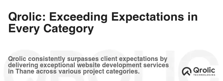 Qrolic: Exceeding Expectations in Every Category