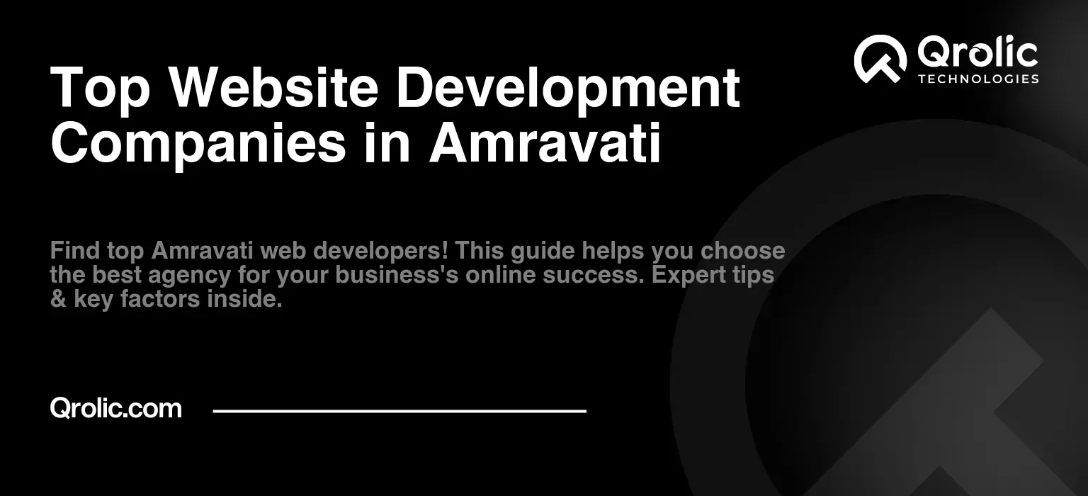 Top Website Development Companies in Amravati