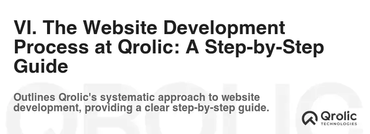VI. The Website Development Process at Qrolic: A Step-by-Step Guide