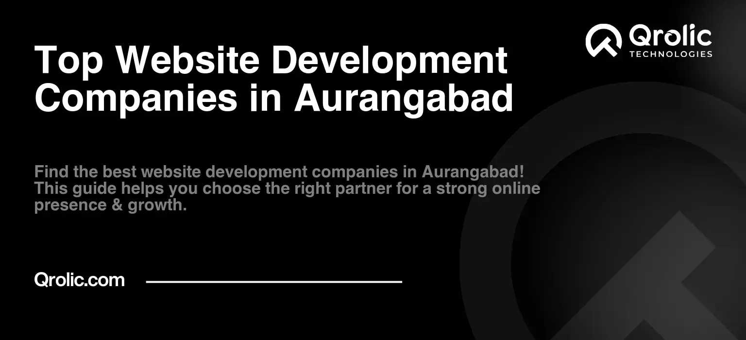 Top Website Development Companies in Aurangabad