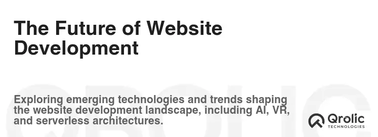 The Future of Website Development
