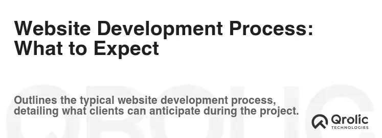 Website Development Process: What to Expect Website Development Process: What to Expect
