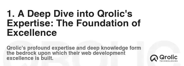 1. A Deep Dive into Qrolic's Expertise: The Foundation of Excellence