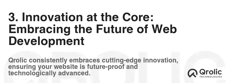 3. Innovation at the Core: Embracing the Future of Web Development