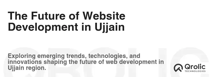The Future of Website Development in Ujjain