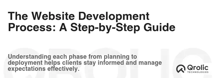 The Website Development Process: A Step-by-Step Guide
