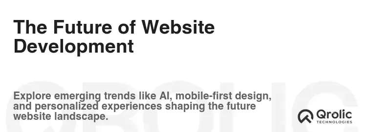 The Future of Website Development