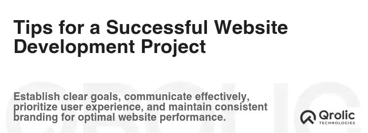 Tips for a Successful Website Development Project