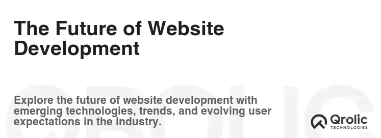 The Future of Website Development