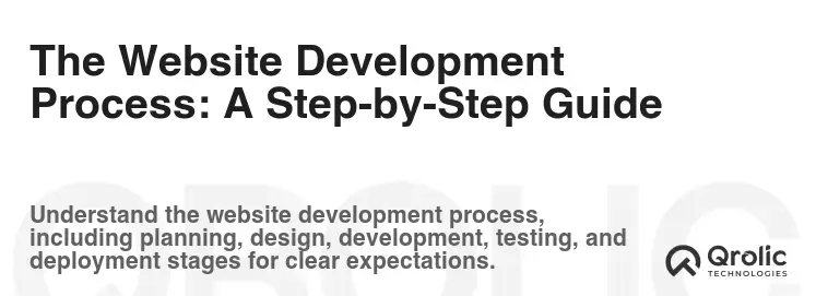 The Website Development Process: A Step-by-Step Guide