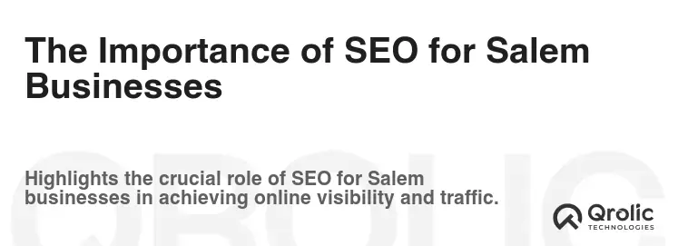 The Importance of SEO for Salem Businesses
