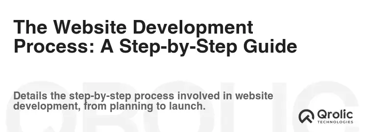The Website Development Process: A Step-by-Step Guide