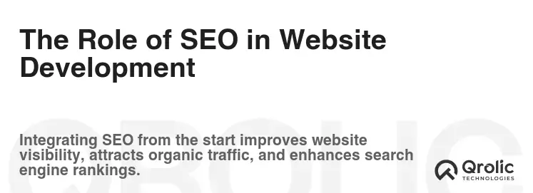 The Role of SEO in Website Development